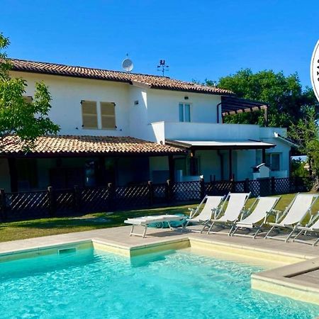 Viva3 - Numana, Ampio Trilocale In Villa Con Piscina ภายนอก รูปภาพ