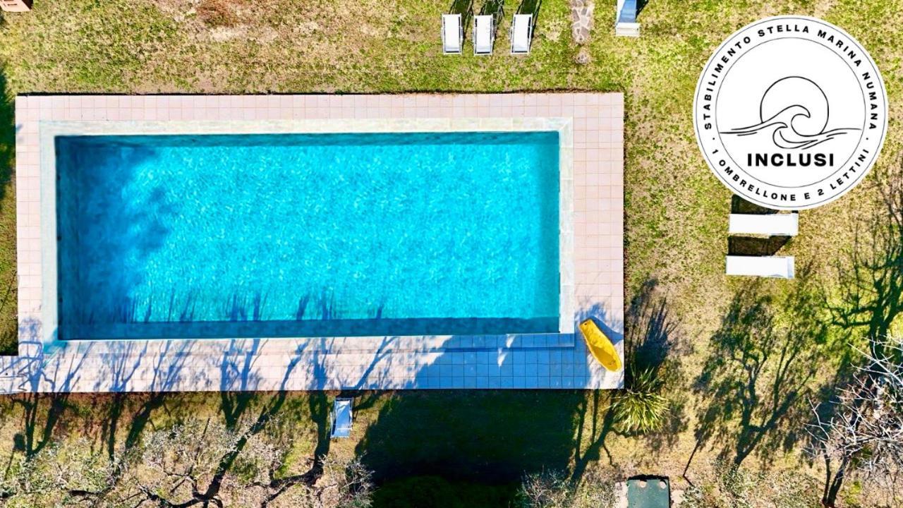 Viva3 - Numana, Ampio Trilocale In Villa Con Piscina ภายนอก รูปภาพ