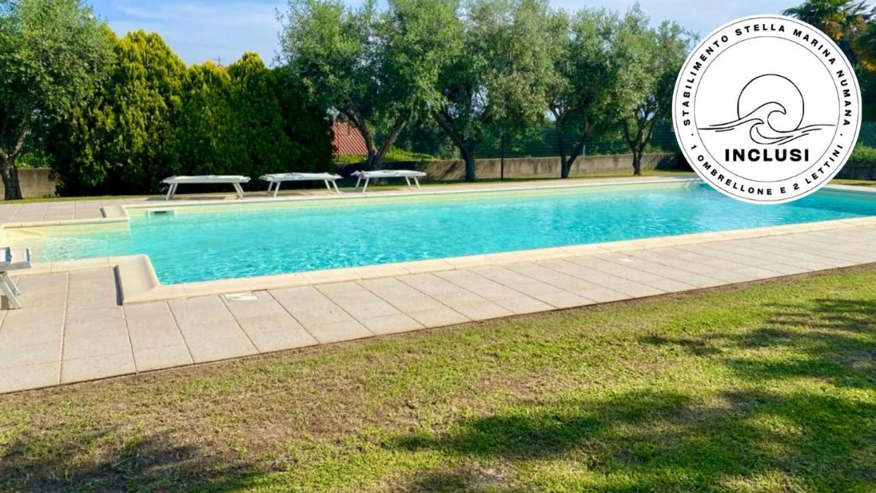 Viva3 - Numana, Ampio Trilocale In Villa Con Piscina ภายนอก รูปภาพ