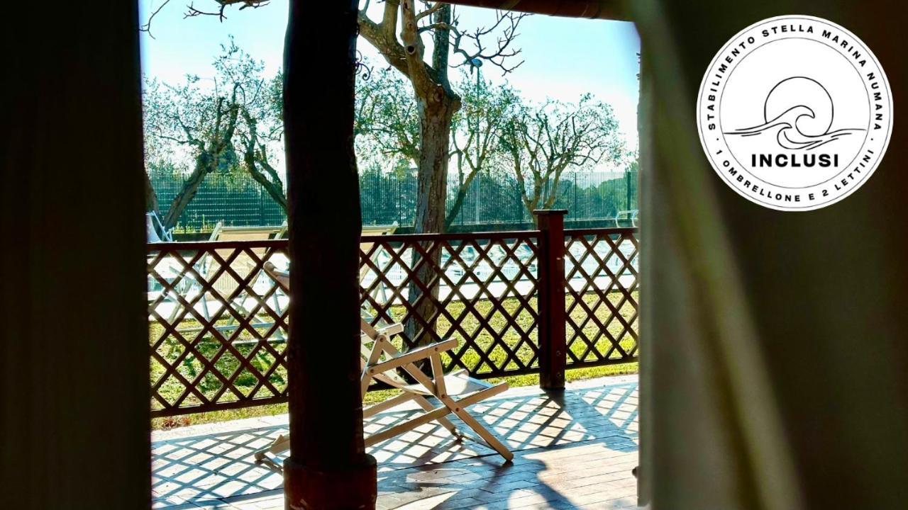 Viva3 - Numana, Ampio Trilocale In Villa Con Piscina ภายนอก รูปภาพ
